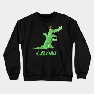 croki lokialigator or lokigator Crewneck Sweatshirt